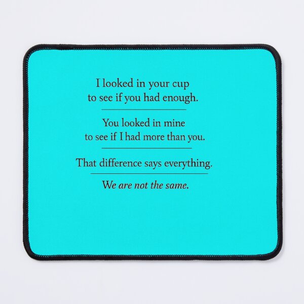 Item preview, We Are Not the Same – Mindset Quote Shirt designed and sold by Laughprints.