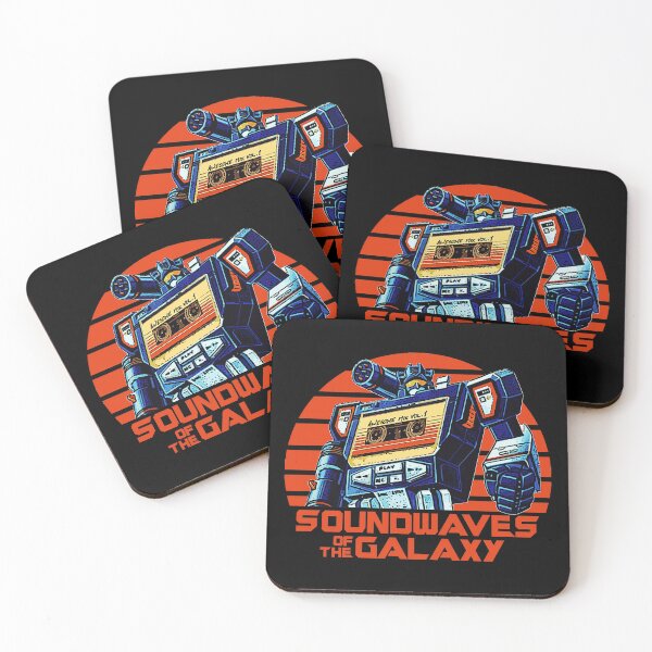 Item preview, Soundwaves The Galaxy Retro Cassette Poster designed and sold by LaurenceLeroux.