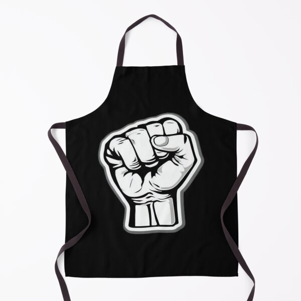 Item preview, Bold Clenched Fist Symbol – Black & White Art of Resistance, Strength, Unity, Activism & Power designed and sold by Bright Nest Studio.