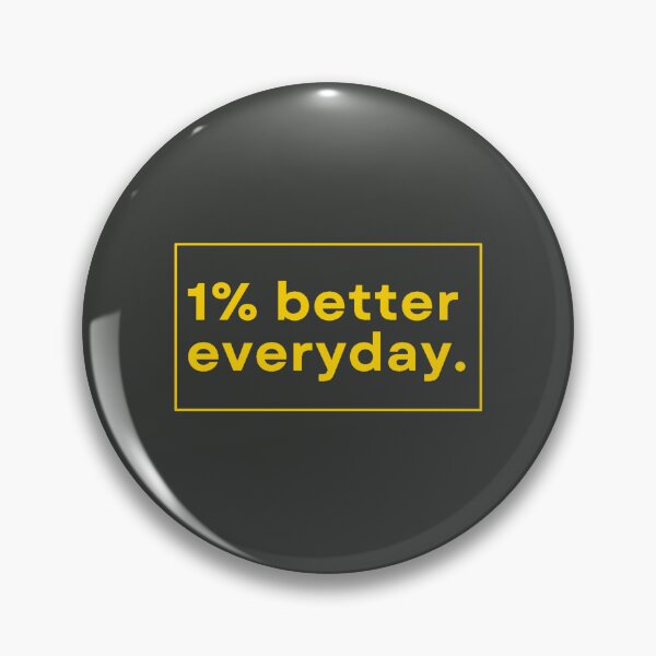 Item preview, One percent better everyday designed and sold by TonsPOD.