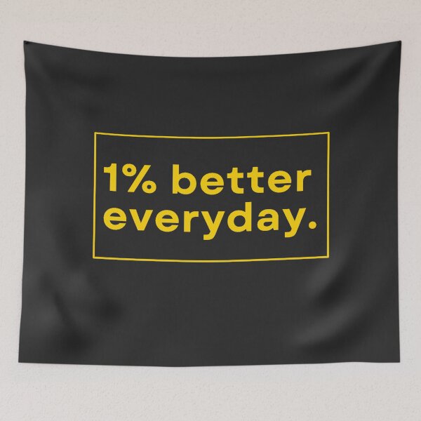 Item preview, One percent better everyday designed and sold by TonsPOD.
