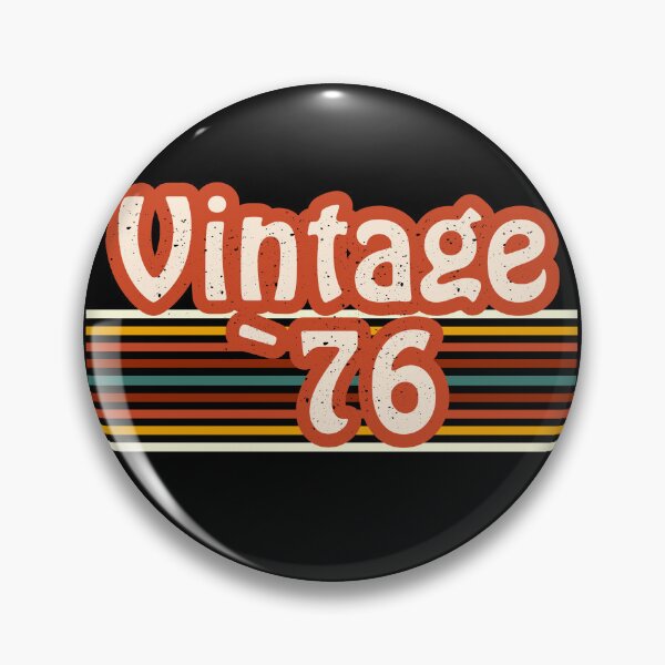 Item preview, Vintage 76 Retro Rainbow – 50th Birthday T-Shirt designed and sold by Magda-Creates.