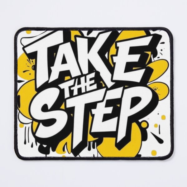 Item preview, Take The Step Graffiti Typography designed and sold by Bulk store .