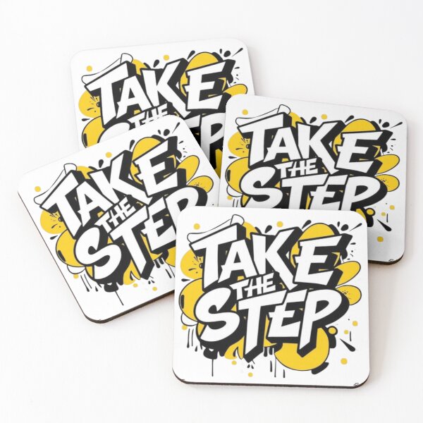 Item preview, Take The Step Graffiti Typography designed and sold by Bulk order available .