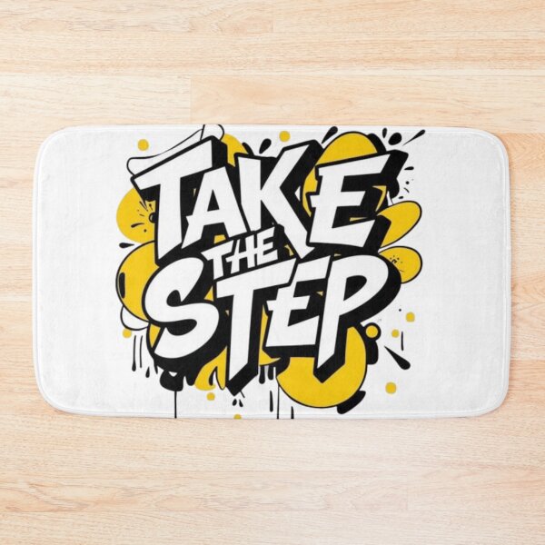 Item preview, Take The Step Graffiti Typography designed and sold by Bulk store .