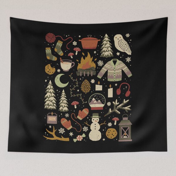 Item preview, Winter Nights Pattern designed and sold by enkwcahfc38.