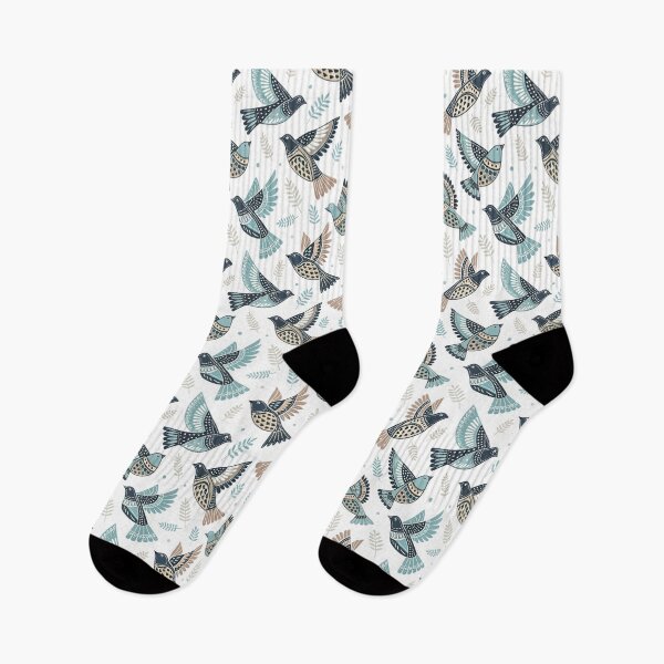 Item preview, Summer Nordic Folk — Bird Symbols designed and sold by Shuga-Design.