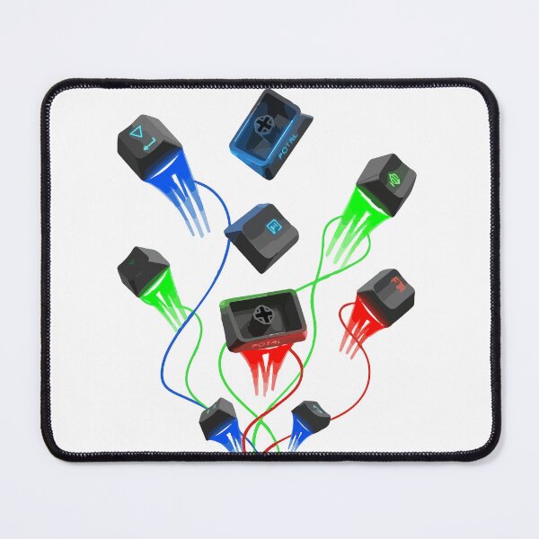 Item preview, RGB Keyboard Action Burst designed and sold by ArtElegancy.