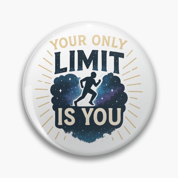 Item preview, Motivational Running Quote - Your Only Limit Is You. designed and sold by The-T-In-Retro.