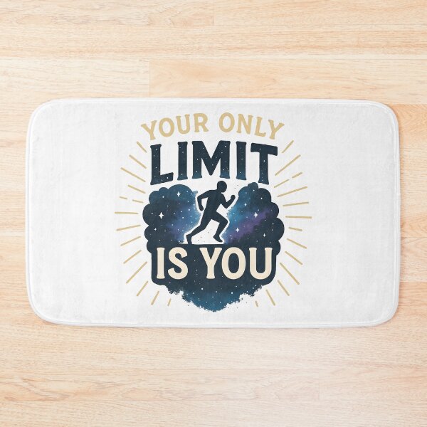 Item preview, Motivational Running Quote - Your Only Limit Is You. designed and sold by The-T-In-Retro.