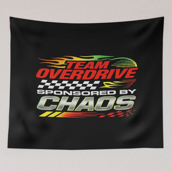 Item preview, Team Overdrive Racing Graphic – Flame Speed Chaos Design for Car Lovers, Drifters & Motorsport Fans designed and sold by Bright Nest Studio.