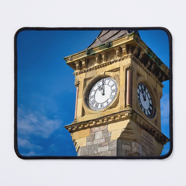 Item preview, Exmouth Clock Tower Devon Photography – Historic Town Landmark Print designed and sold by leonwoods.