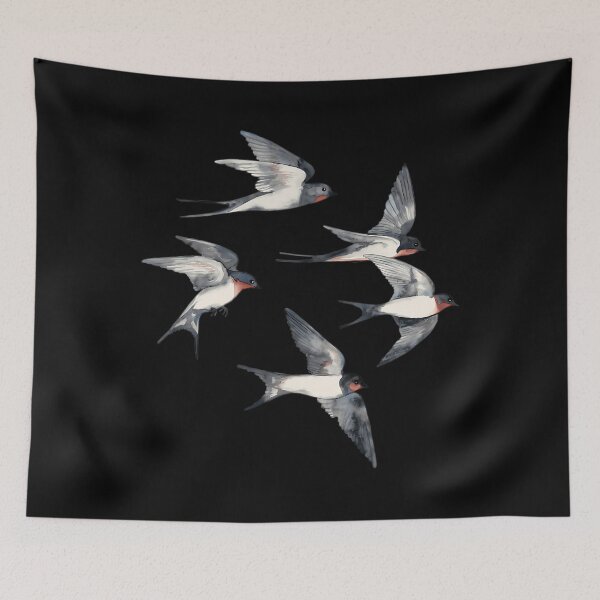 Item preview, Blue Sky Swallow Flight designed and sold by enkwcahfc38.
