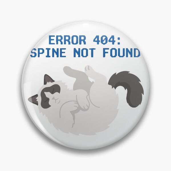 Item preview, Error 404: No se encontró la columna vertebral del gato Ragdoll designed and sold by Petzzz.
