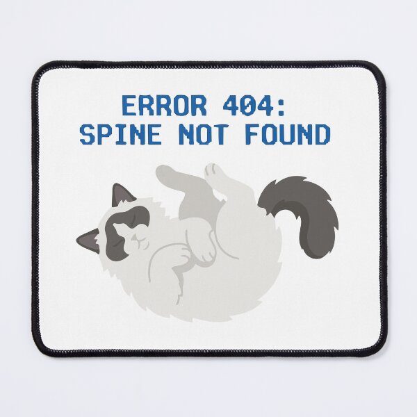 Item preview, Error 404 Spine Not Found Ragdoll Cat Glitch designed and sold by Petzzz.