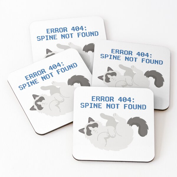 Item preview, Error 404 Spine Not Found Ragdoll Cat Glitch designed and sold by Petzzz.