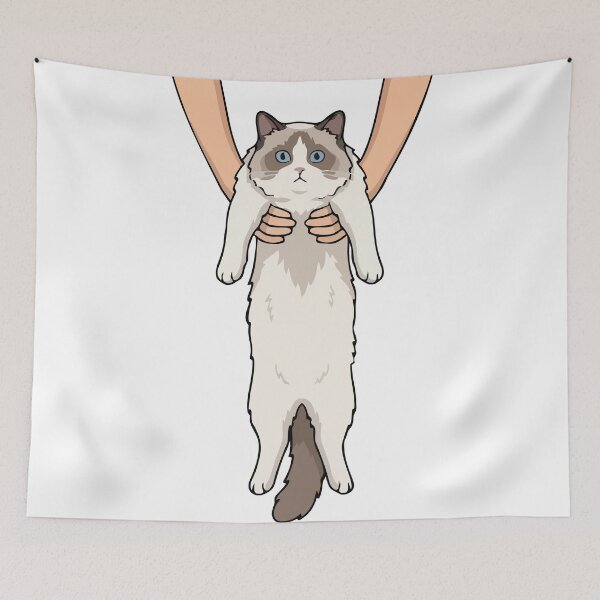 Item preview, The Ragdoll Flop Long Cat Mode designed and sold by Petzzz.