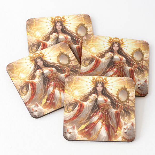 Item preview, Amaterasu – Radiant Goddess of Light | Mori no Akari Series designed and sold by Mori-no-Akari.