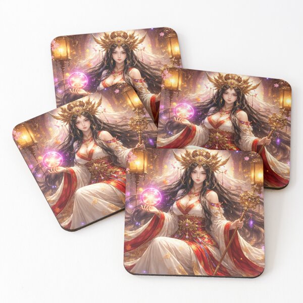 Item preview, Amaterasu – Celestial Goddess of Dawnlight | Mori no Akari Series designed and sold by Mori-no-Akari.