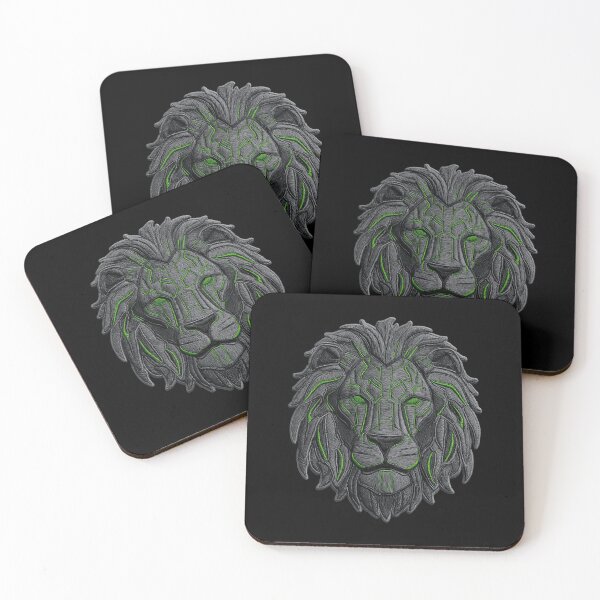 Item preview, Lion Matrix Head Patch Embroidery Fabric Stitched Patch designed and sold by HappyPatchClub.