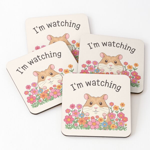 Item preview, Hamster in flowers  designed and sold by PrintLabStudio.