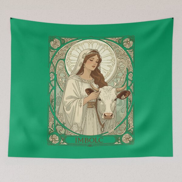 Item preview, St Brigid Patroness Saint of Ireland Imbolc designed and sold by taiche.