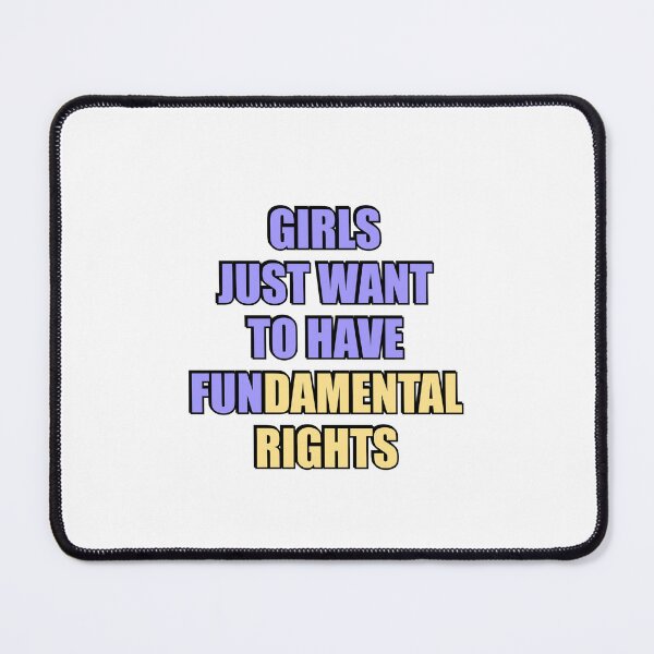 Item preview, Girls Just Want to Have Fundamental Rights designed and sold by Inspirationmotivation.