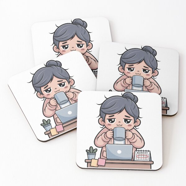 Item preview,  Kawaii Office Worker Monday Morning designed and sold by McVrax.