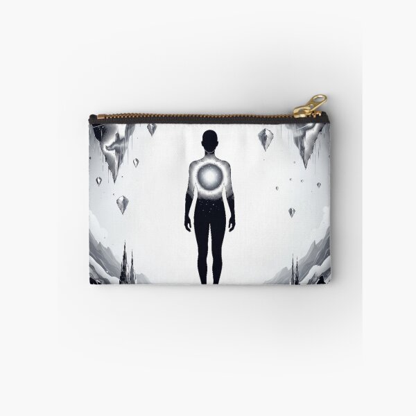 Item preview, Black White Surreal Inner Light Strength Silhouette Art designed and sold by INNER WINNER YOU.