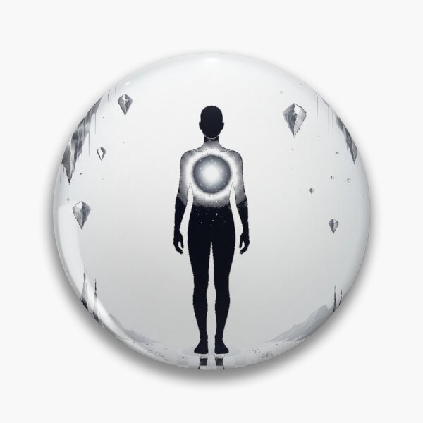 Item preview, Black White Surreal Inner Light Strength Silhouette Art designed and sold by INNER WINNER YOU.