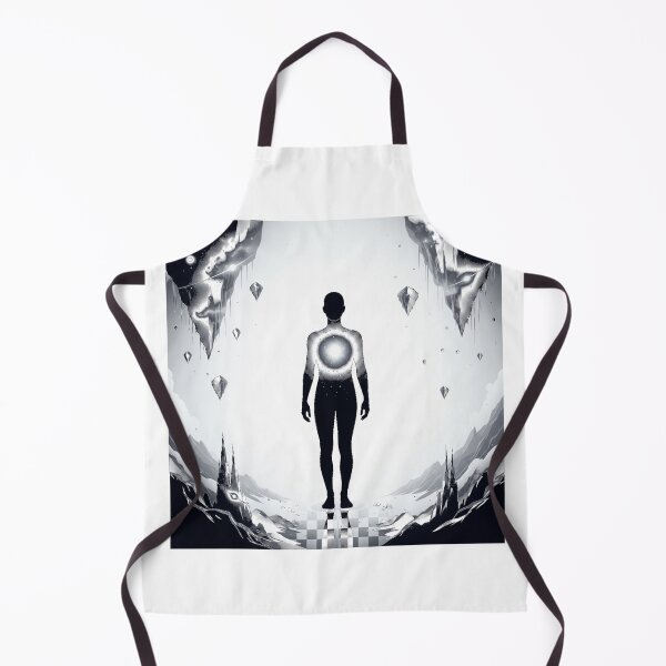 Item preview, Black White Surreal Inner Light Strength Silhouette Art designed and sold by INNER WINNER YOU.