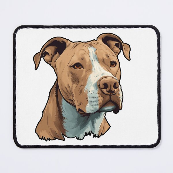 Item preview, Loyal Pitbull Portrait designed and sold by v1per4ever.