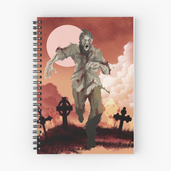 Item preview, Zombie on Red  designed and sold by Digital Attic 95.