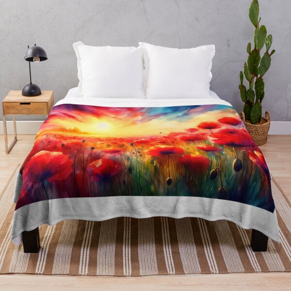 Item preview,  Sunrise Over Poppy Field designed and sold by paulrommer.