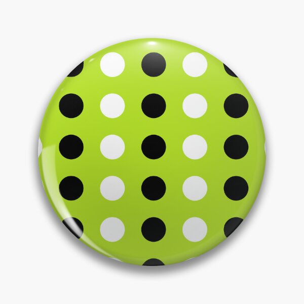 Item preview, Black and white Polka Dots  (Neon Green) designed and sold by POLKAIWERX.