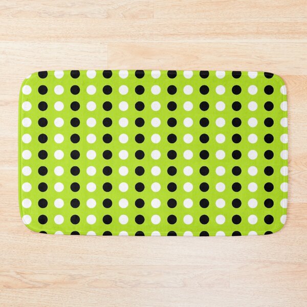 Item preview, Black and white Polka Dots  (Neon Green) designed and sold by POLKAIWERX.