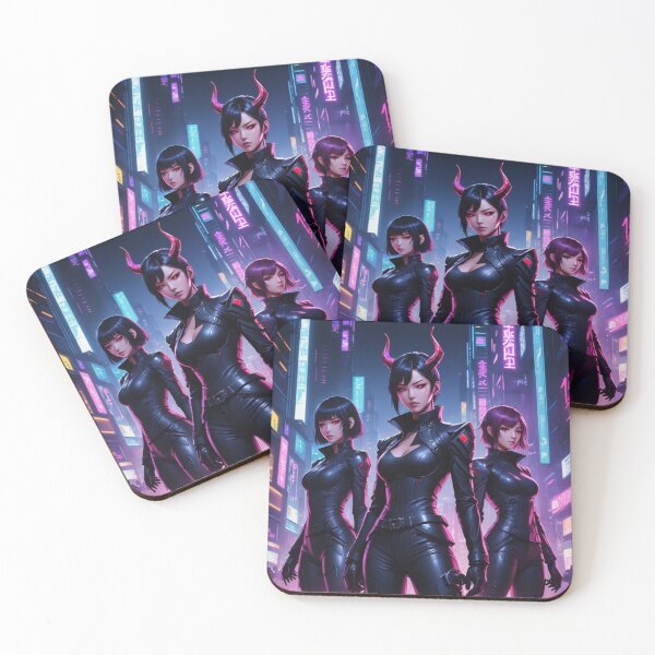 Item preview,  Dark Anime Girl Group Fan Art designed and sold by Mukesh Saxena.