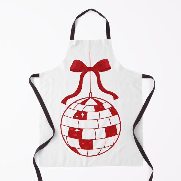Item preview, Red Disco Ball Ornament with Bow designed and sold by burmacat.