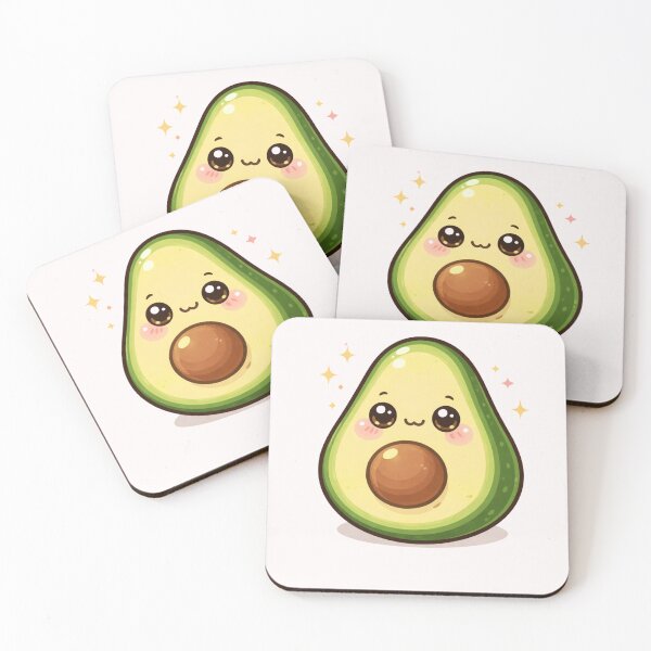 Item preview, Cute Kawaii Avocado T Shirt – Adorable Smiling Avocado Illustration for Cute Food Lovers designed and sold by Lumiart1408.