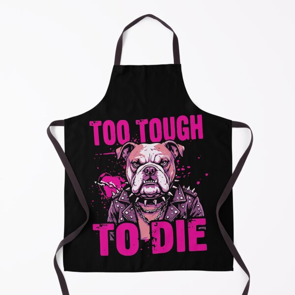 Item preview, Too Tough To Die Neon Pink Punk Rock Bulldog In Leather Jacket designed and sold by 89BLACK.