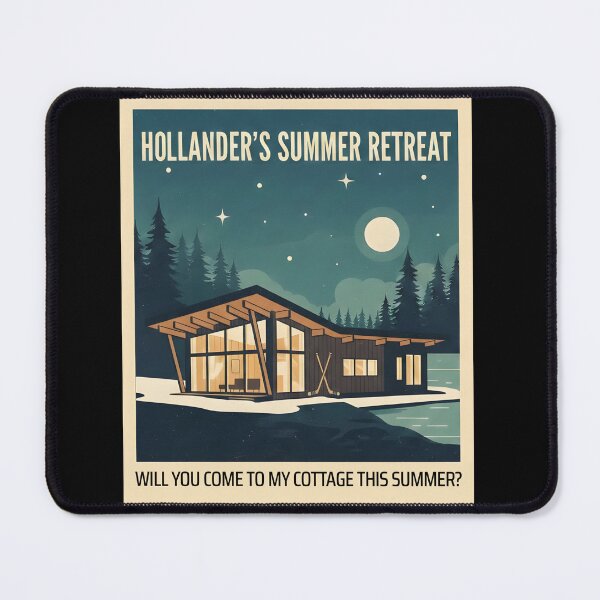 Item preview, HR Hockey rivalry - Hollanov | Will you come to my cottage vintage postcard designed and sold by Vane22april.