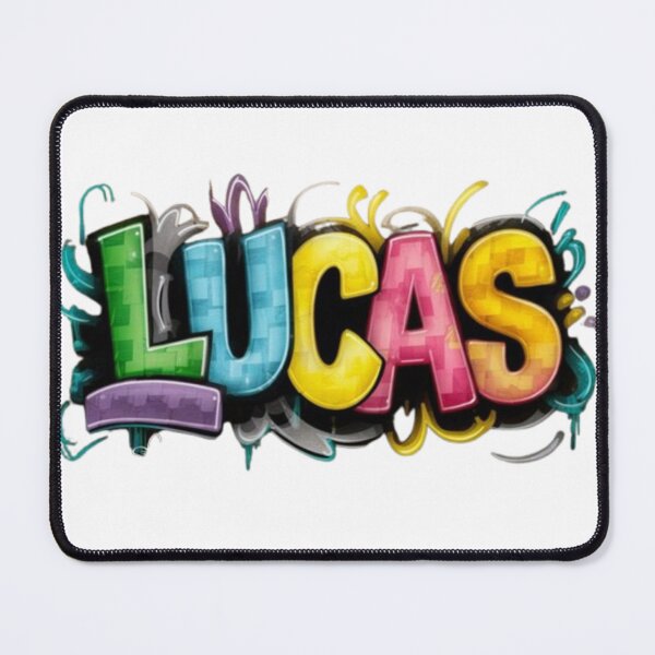 Item preview, Lucas Personalized Graffiti Name Art designed and sold by Bulk order available .