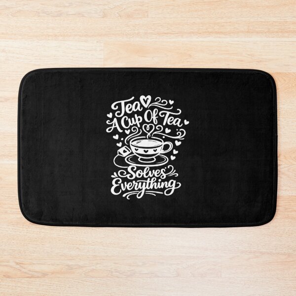 Item preview, A Cup Of Tea Solves Everything,Cute Women Gift, Tea designed and sold by CloudyPress.