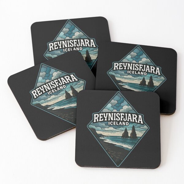Item preview, Reynisfjara Beach Iceland Stained Glass Art designed and sold by TomFrontierArt.