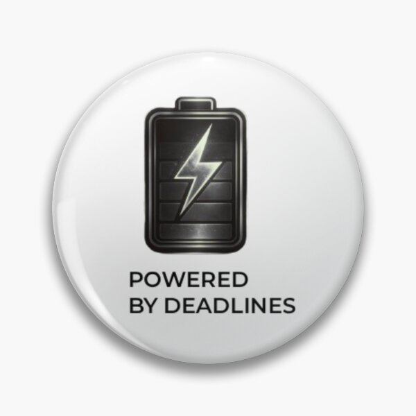 Item preview, Powered by Deadlines – Minimal Work Icon Design designed and sold by Winstelton.