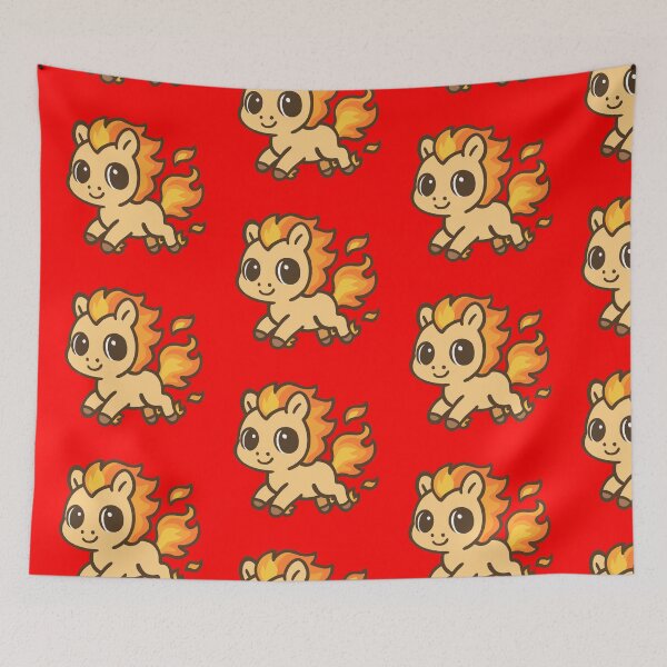 Item preview, Cute Fire Horse designed and sold by FunnehGacha.