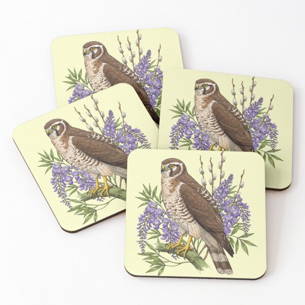 Item preview, Vintage Northern Harrier Lavender Wisteria designed and sold by BirdsnStuff.