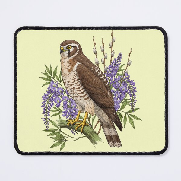 Item preview, Vintage Northern Harrier Lavender Wisteria designed and sold by BirdsnStuff.