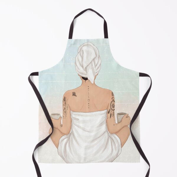 Item preview, Weekend Vibes Tattooed Woman – Relaxing Spa & Coffee Morning designed and sold by Hen-C-Art.