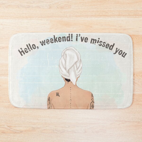 Item preview, Weekend Vibes Tattooed Woman – Relaxing Spa & Coffee Morning designed and sold by Hen-C-Art.
